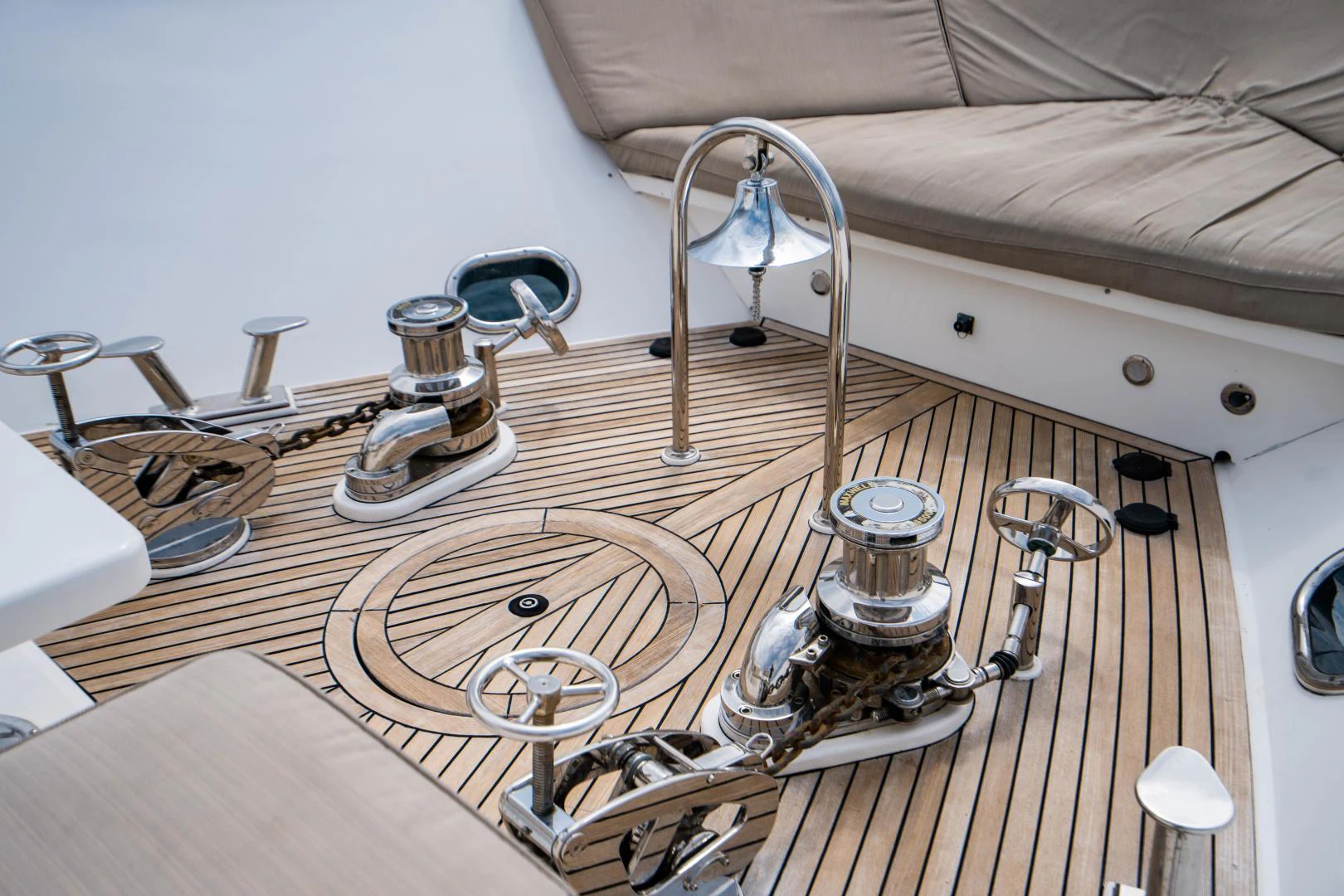 a machine on the counter aboard RENAISSANCE Yacht for Sale