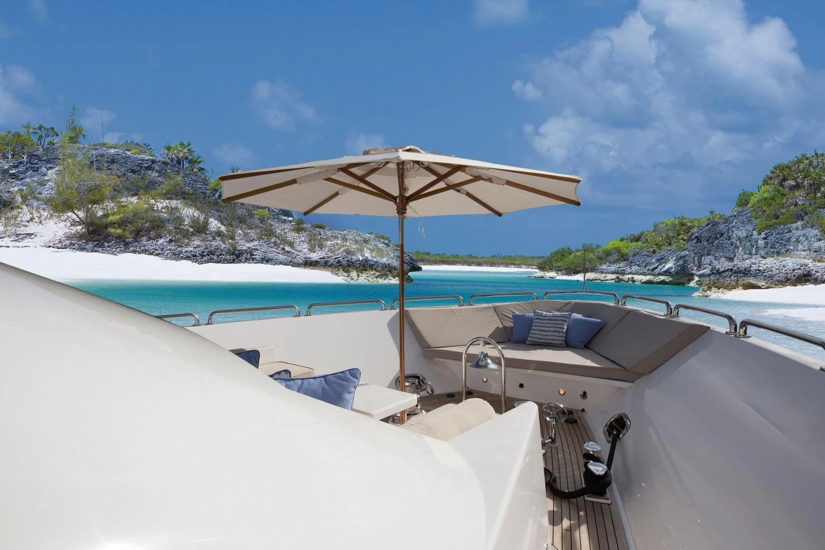 a boat on the water aboard RENAISSANCE Yacht for Sale