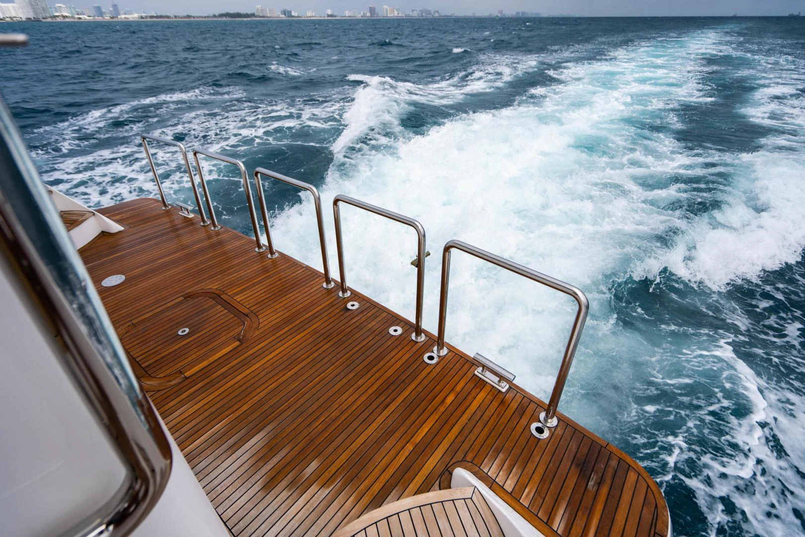 a boat on the water aboard RENAISSANCE Yacht for Sale