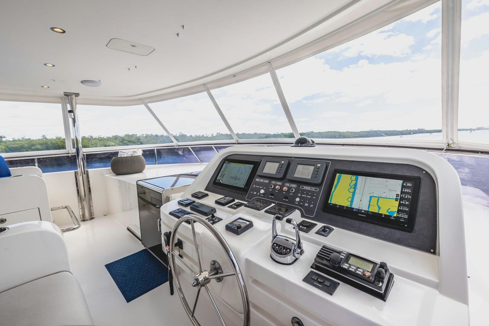 inside of a boat aboard GRATITUDE Yacht for Sale