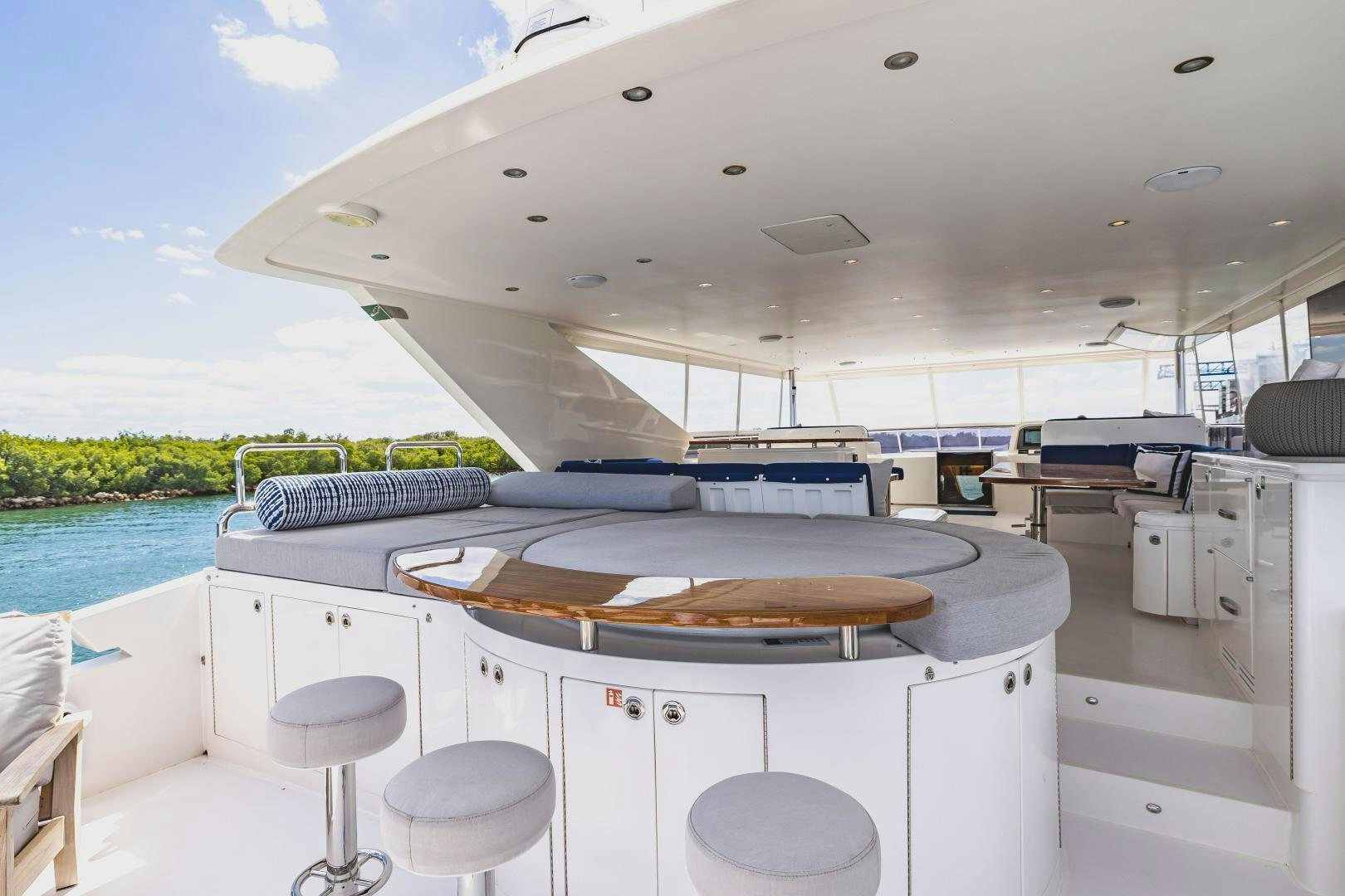 a boat on the water aboard GRATITUDE Yacht for Sale