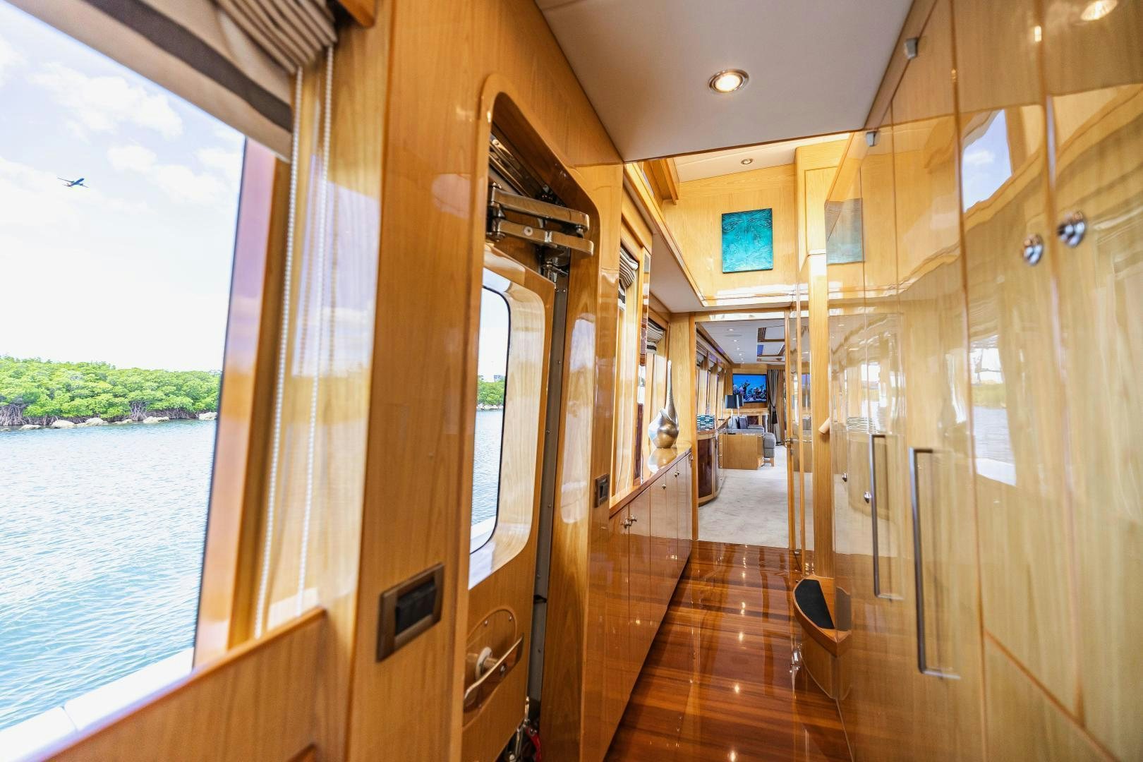 inside of a boat aboard GRATITUDE Yacht for Sale