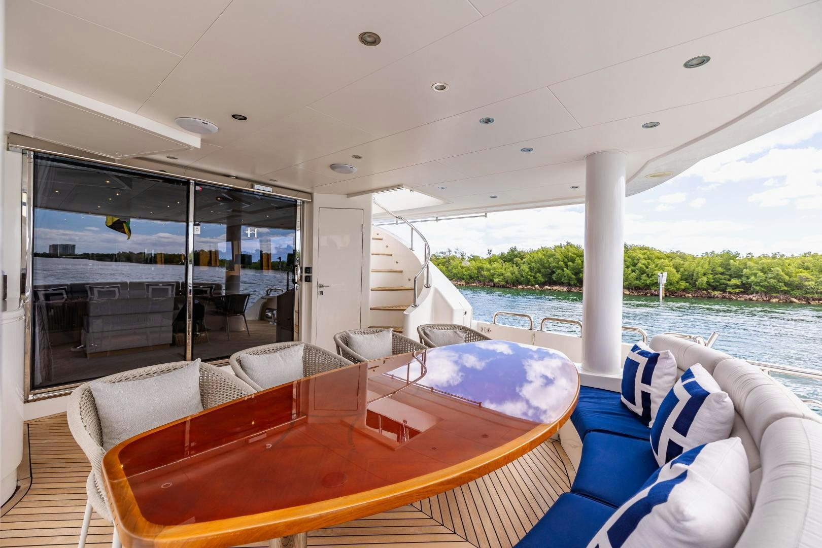 a boat on the water aboard GRATITUDE Yacht for Sale