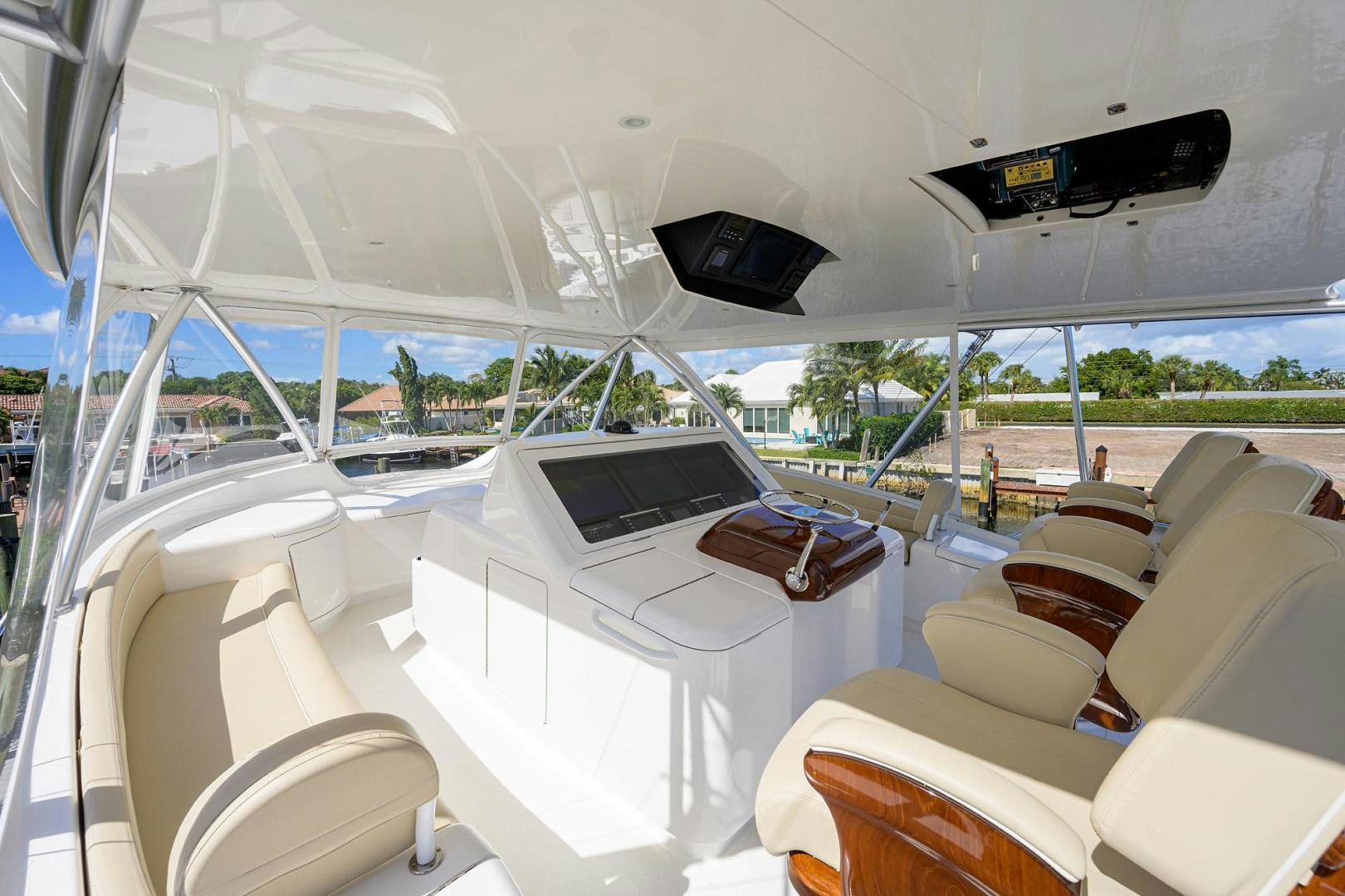 a boat with a laptop on it aboard QUICK RAISE Yacht for Sale