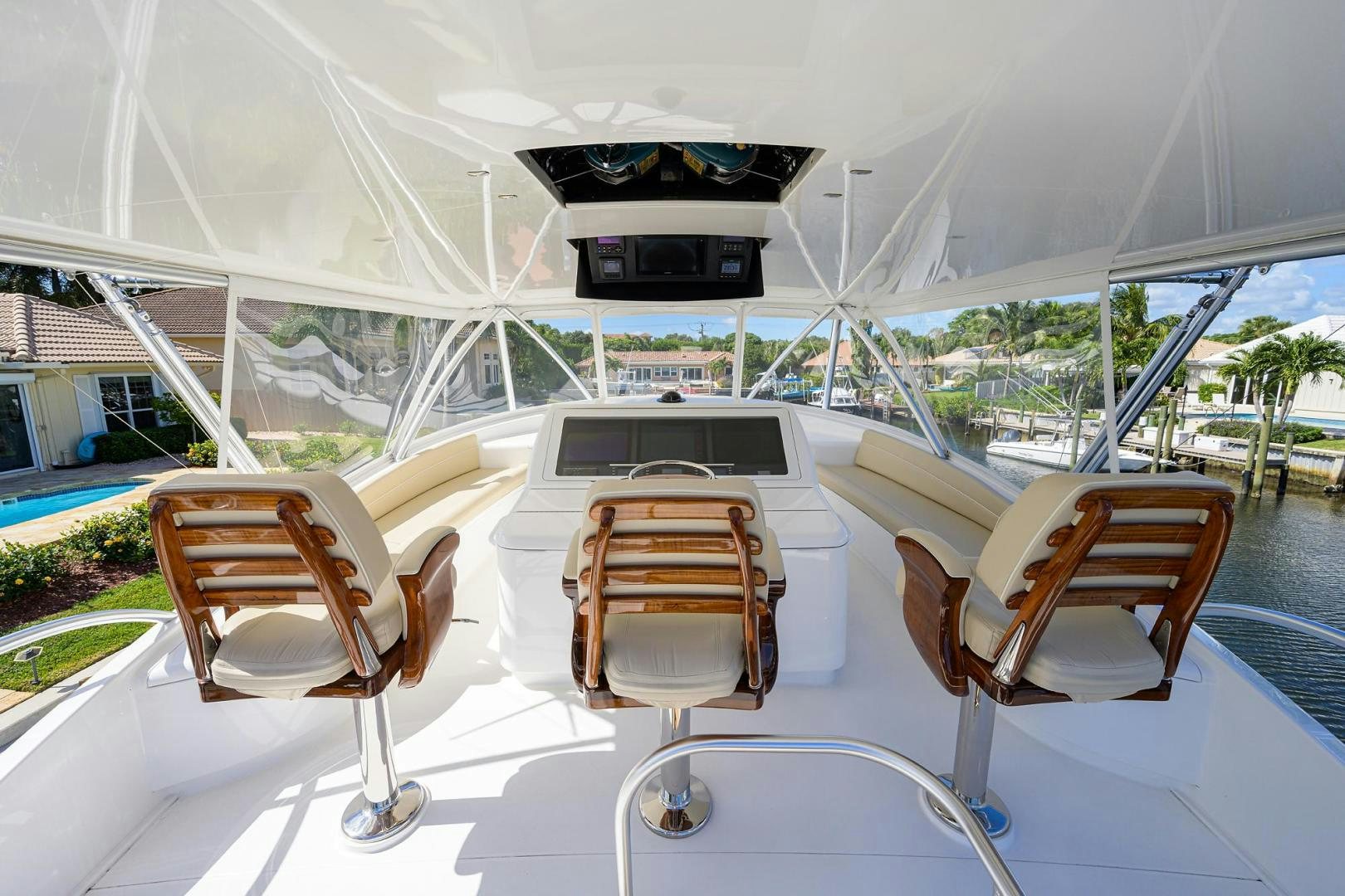 a group of chairs around a table aboard QUICK RAISE Yacht for Sale
