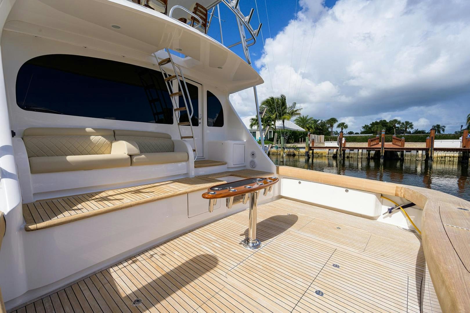a boat on a deck aboard QUICK RAISE Yacht for Sale