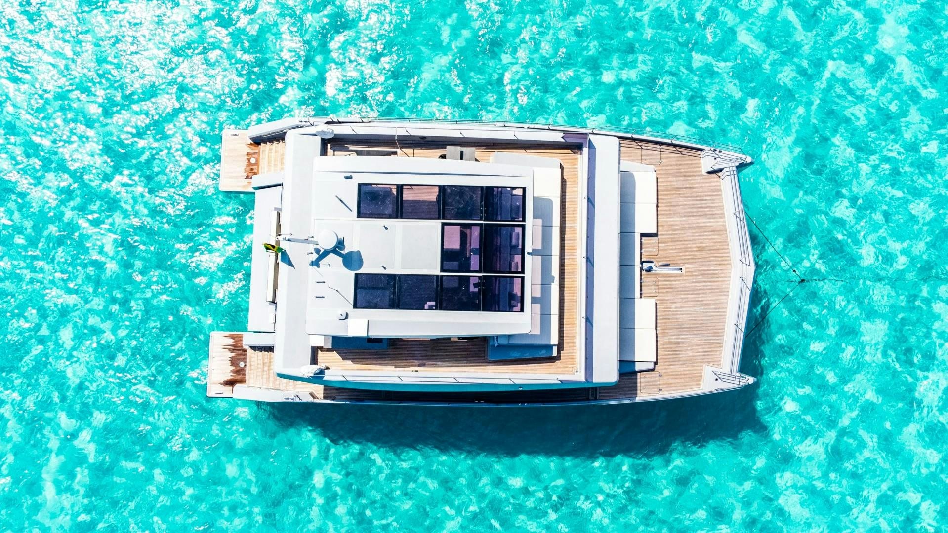 a small white house aboard EMMILIZA Yacht for Sale