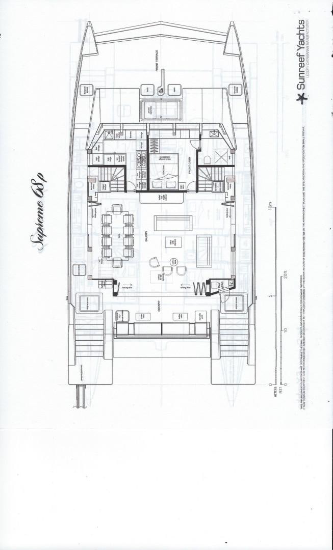 diagram, engineering drawing aboard EMMILIZA Yacht for Sale