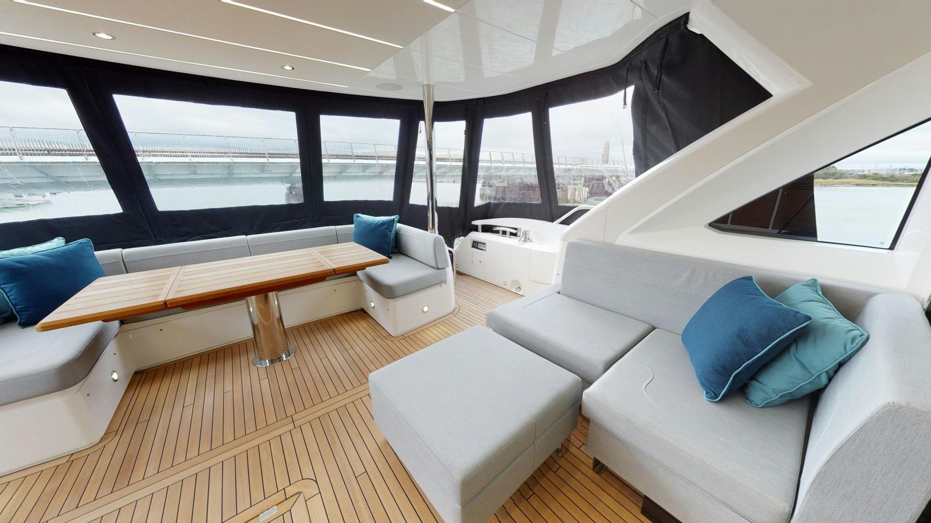 inside of a boat aboard MOONLIGHT Yacht for Sale