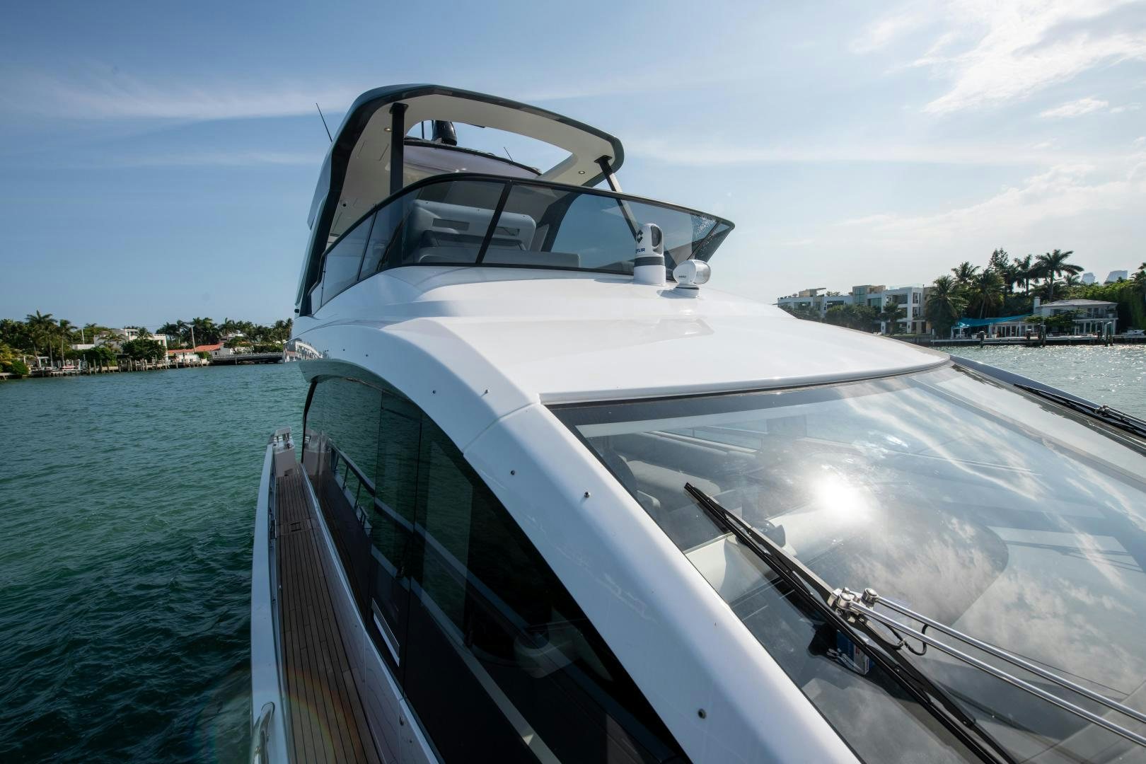 a boat on the water aboard CRIMSON Yacht for Sale
