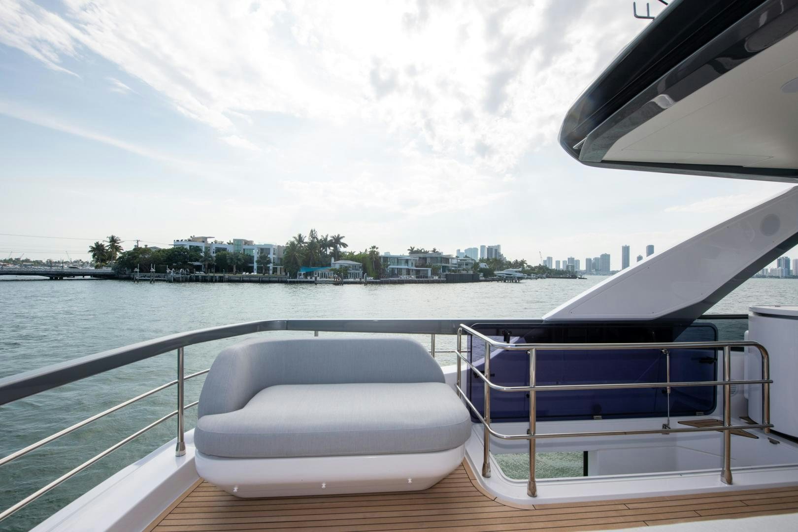 a boat on the water aboard CRIMSON Yacht for Sale