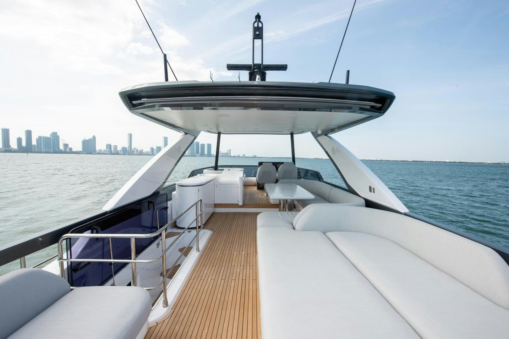 a boat on the water aboard CRIMSON Yacht for Sale