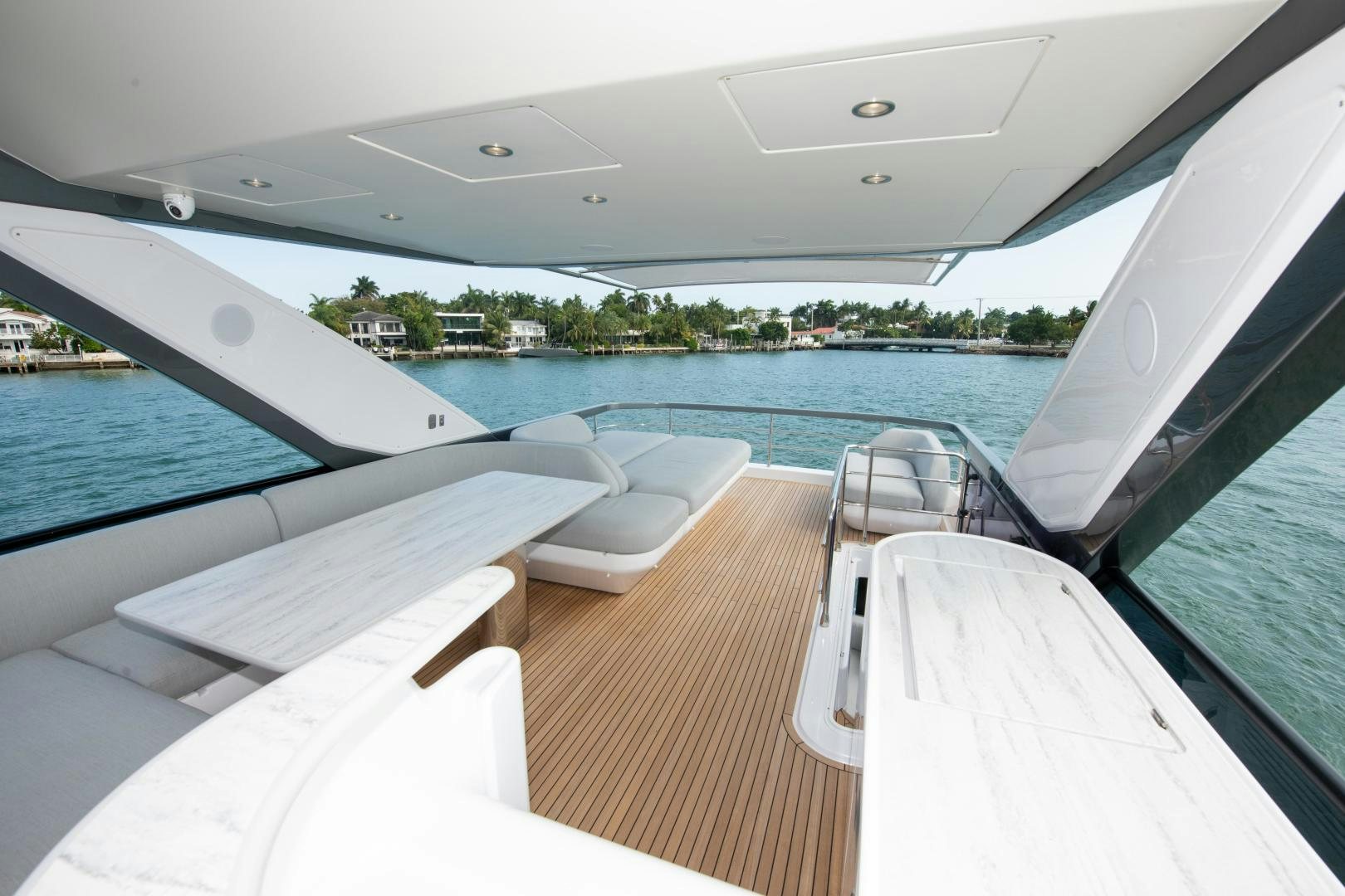 a boat on the water aboard CRIMSON Yacht for Sale