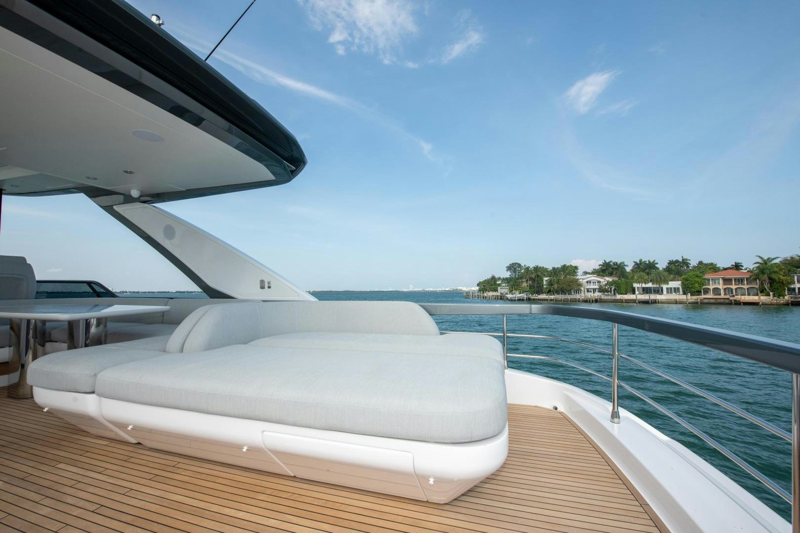 a boat on the water aboard CRIMSON Yacht for Sale