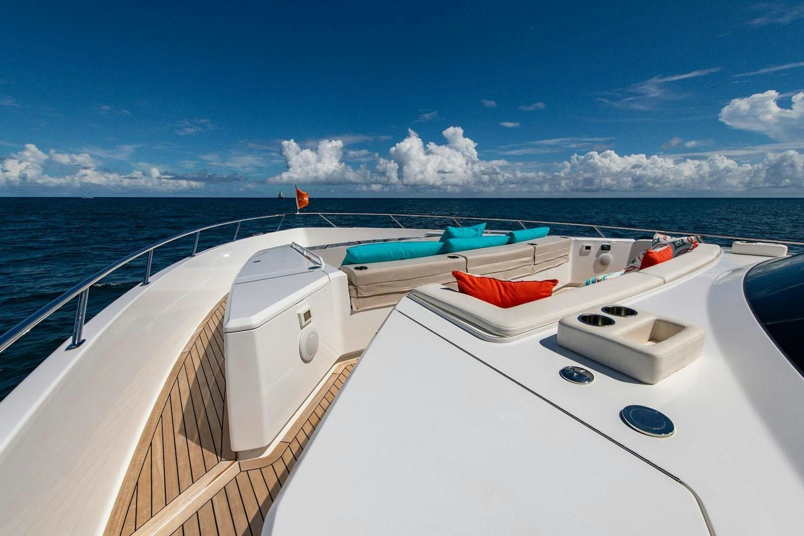 a boat on the water aboard OBSESSION Yacht for Sale