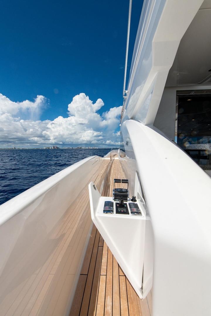 a boat on the water aboard OBSESSION Yacht for Sale