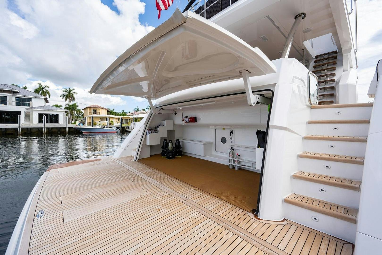 a boat on the water aboard OBSESSION Yacht for Sale