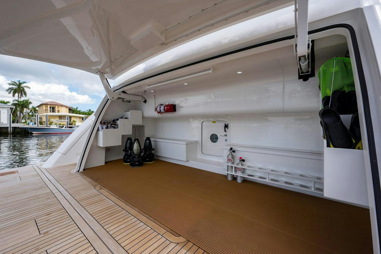 a boat on the water aboard OBSESSION Yacht for Sale