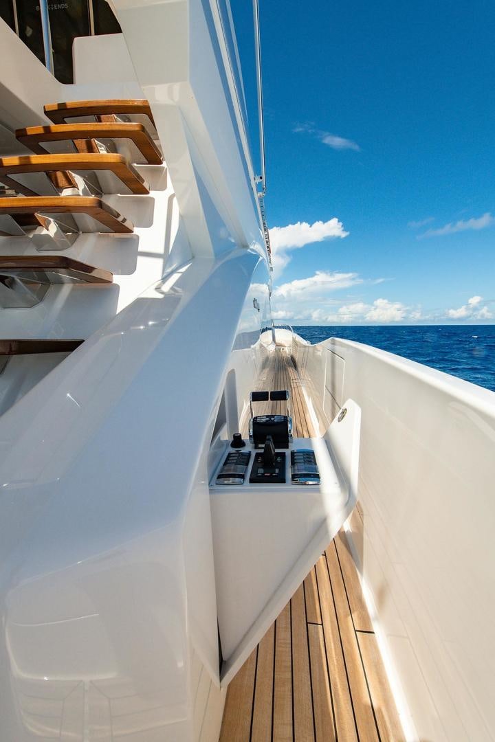 a boat on the water aboard OBSESSION Yacht for Sale