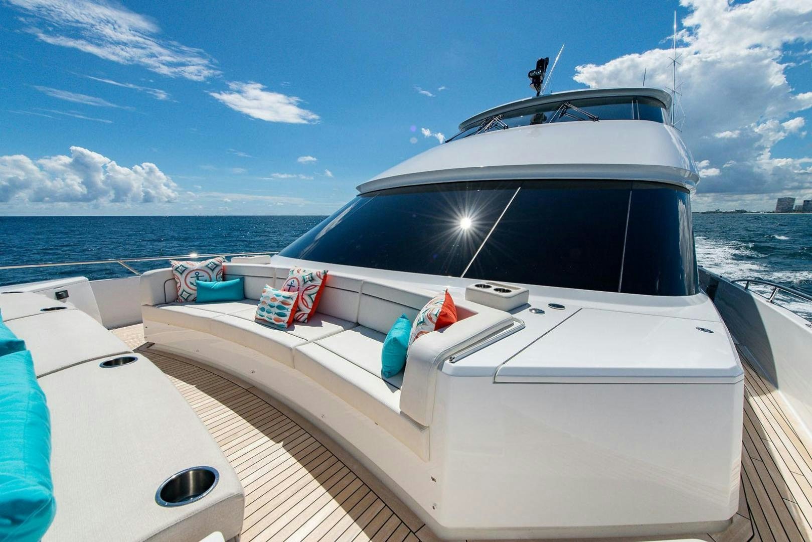 a boat on the water aboard OBSESSION Yacht for Sale