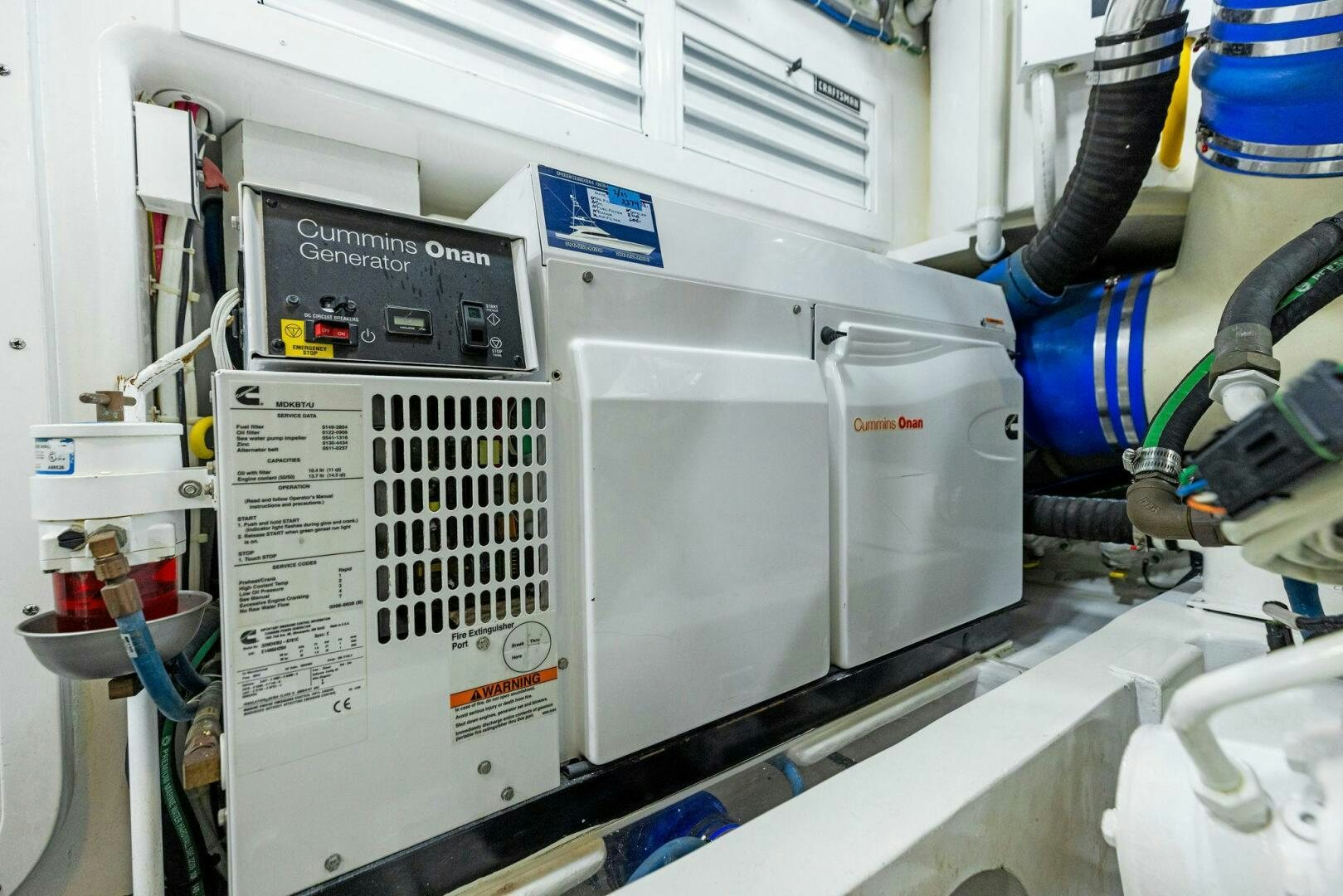 a close-up of a machine aboard THE PROVIDER Yacht for Sale