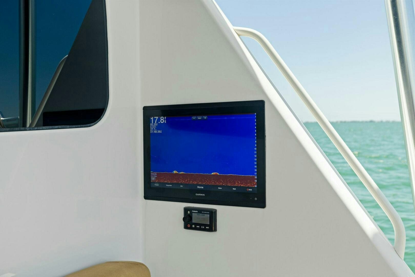 a screen on a boat aboard THE PROVIDER Yacht for Sale