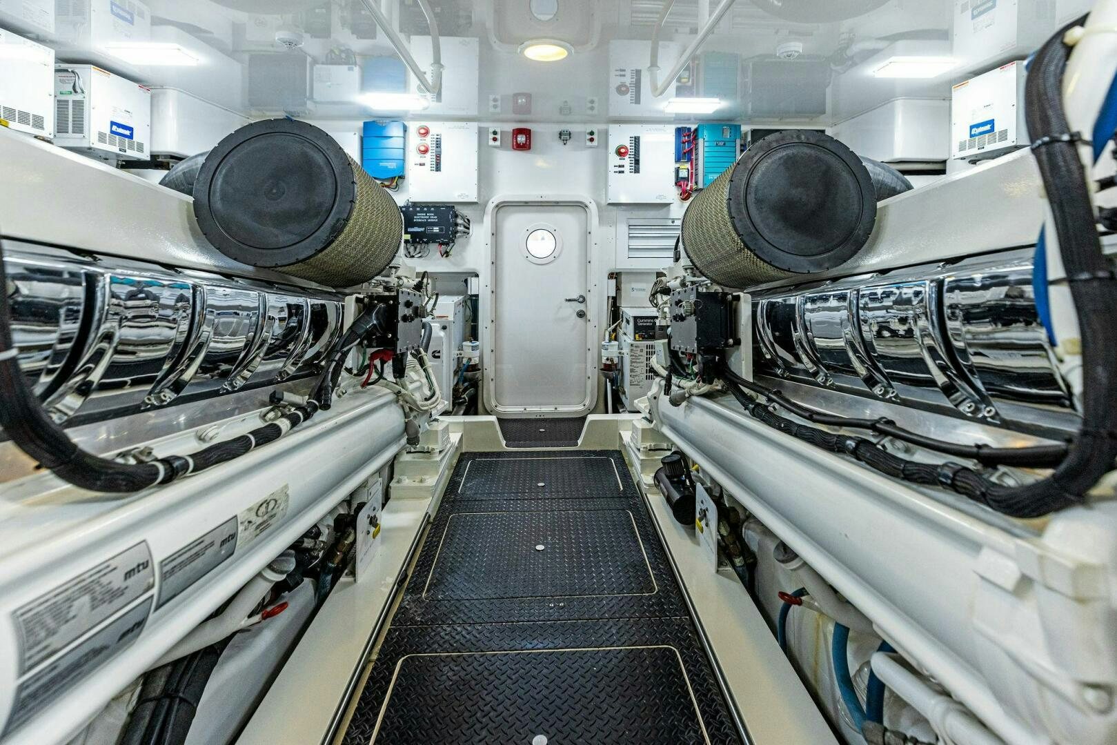 a large machine with large wheels aboard THE PROVIDER Yacht for Sale