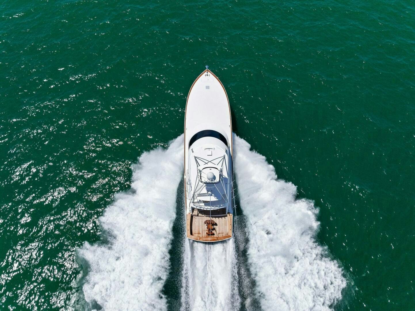 a person in a white kayak in the water aboard THE PROVIDER Yacht for Sale