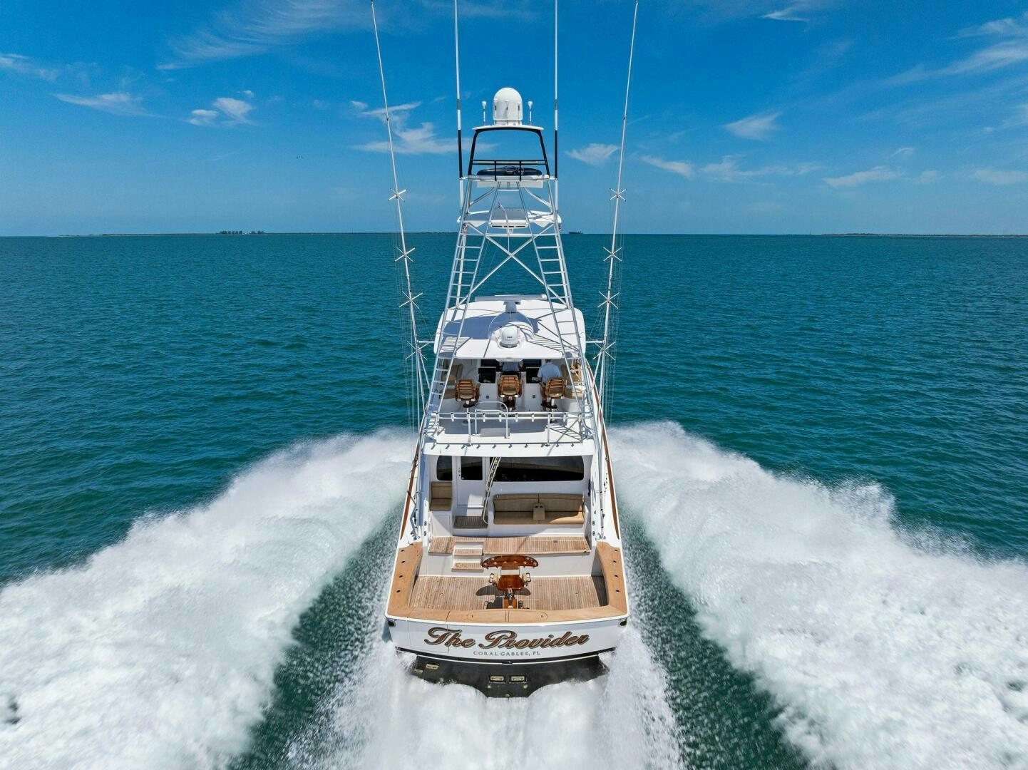 a boat on the water aboard THE PROVIDER Yacht for Sale