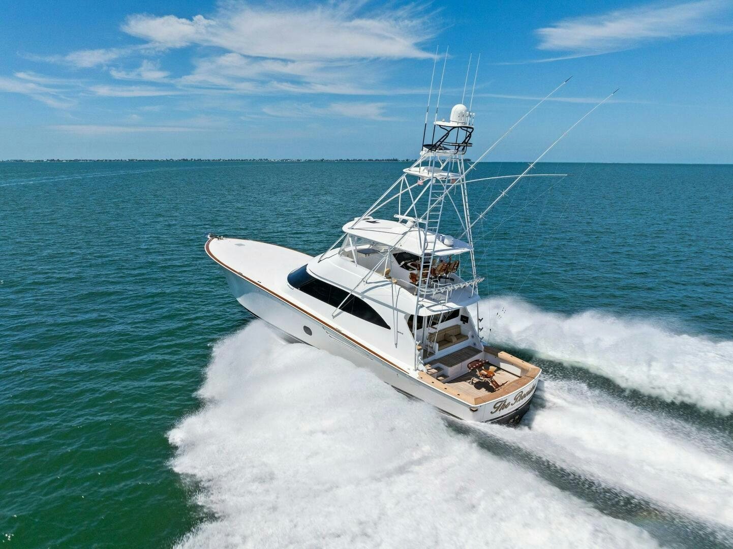 a boat on the water aboard THE PROVIDER Yacht for Sale