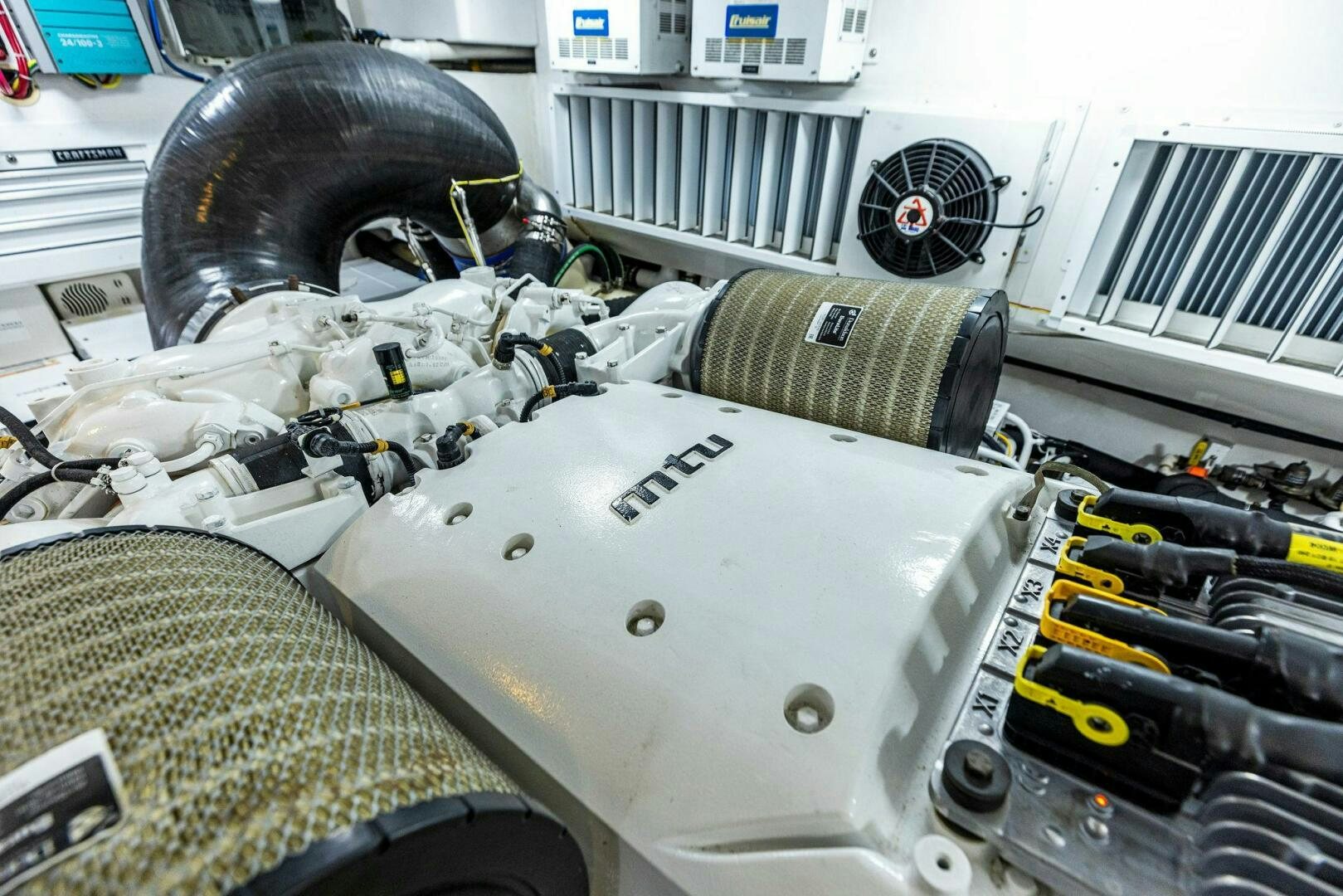 the inside of a car aboard THE PROVIDER Yacht for Sale