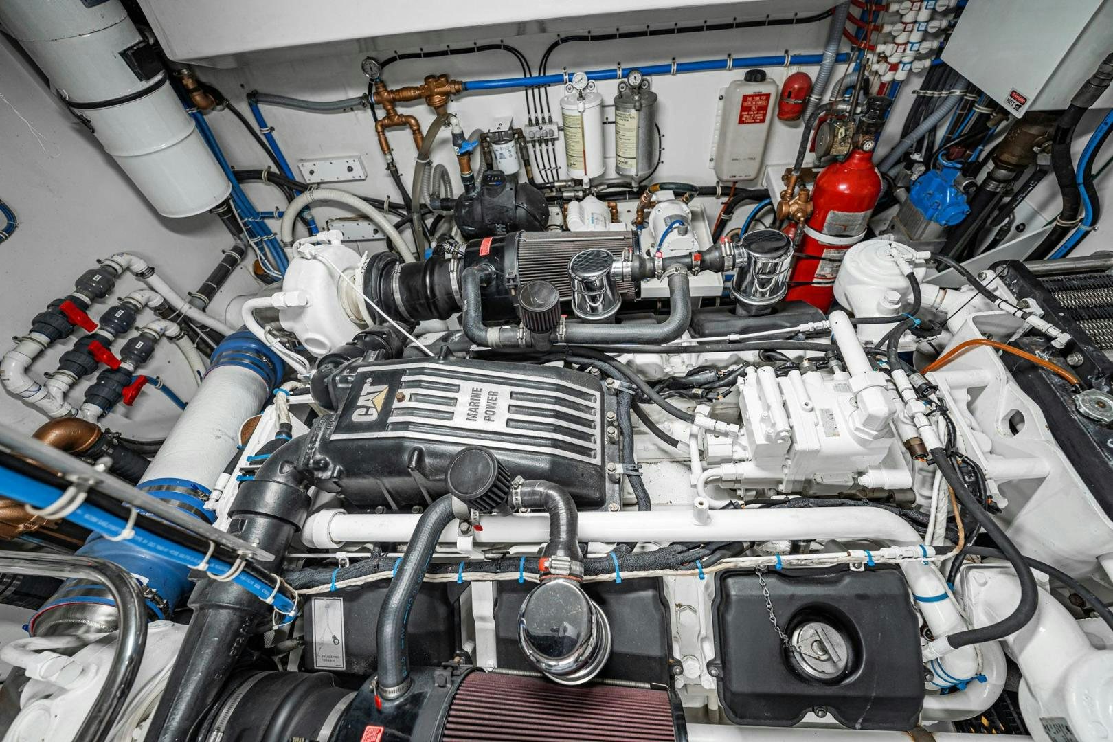 a machine with wires aboard CRISTINA Yacht for Sale