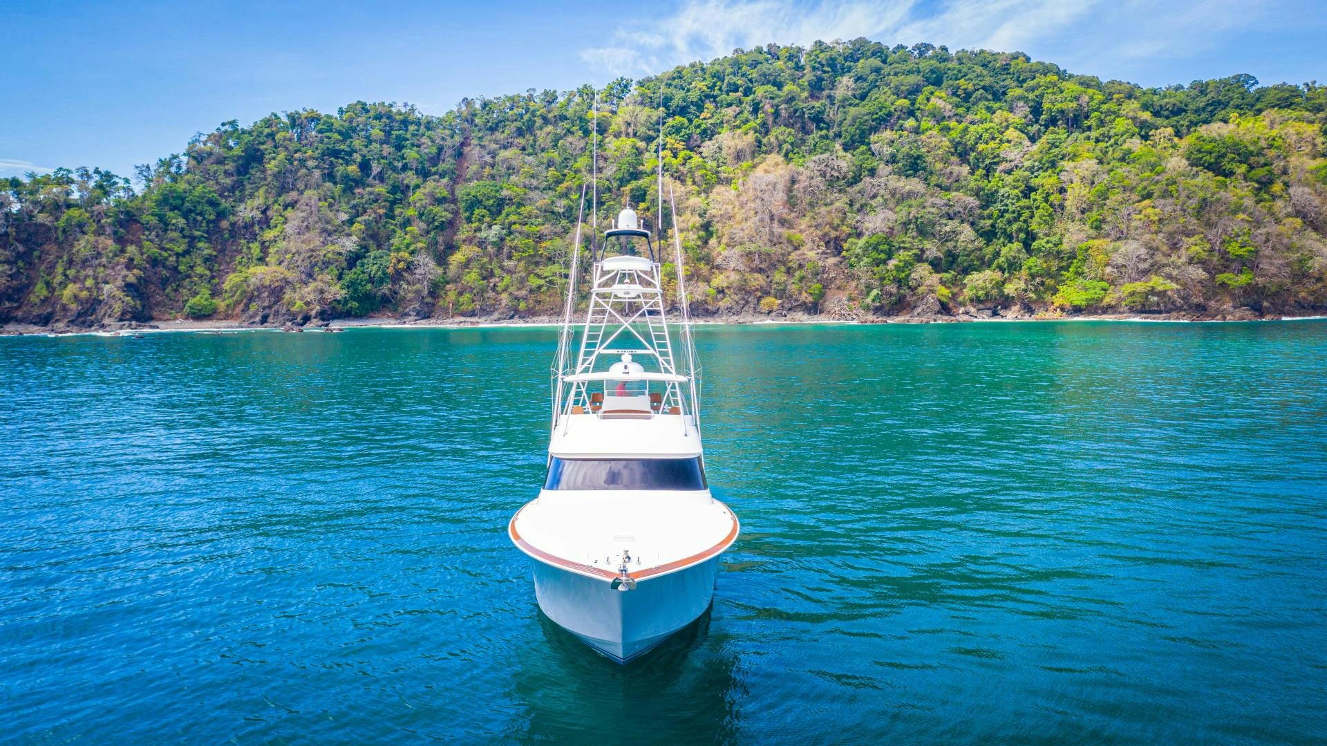a boat on the water aboard SHOE Yacht for Sale