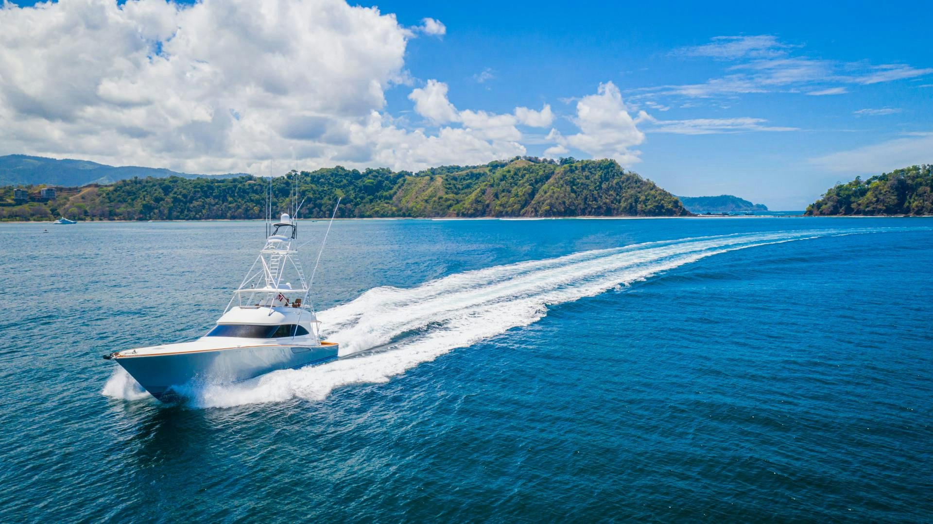 a boat on the water aboard SHOE Yacht for Sale