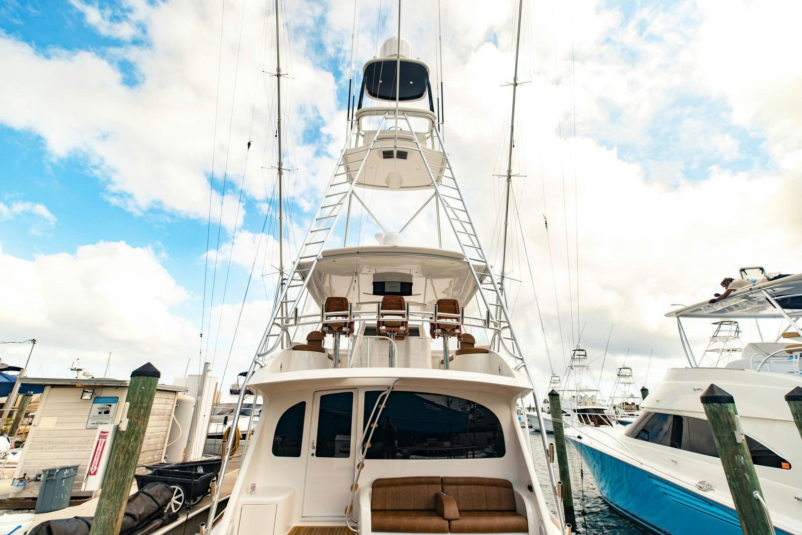 a group of boats docked aboard SHOE Yacht for Sale