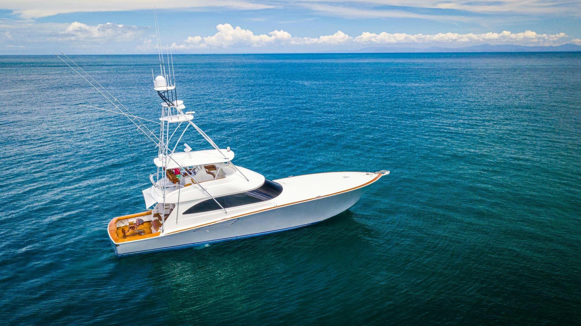 a boat in the water aboard SHOE Yacht for Sale