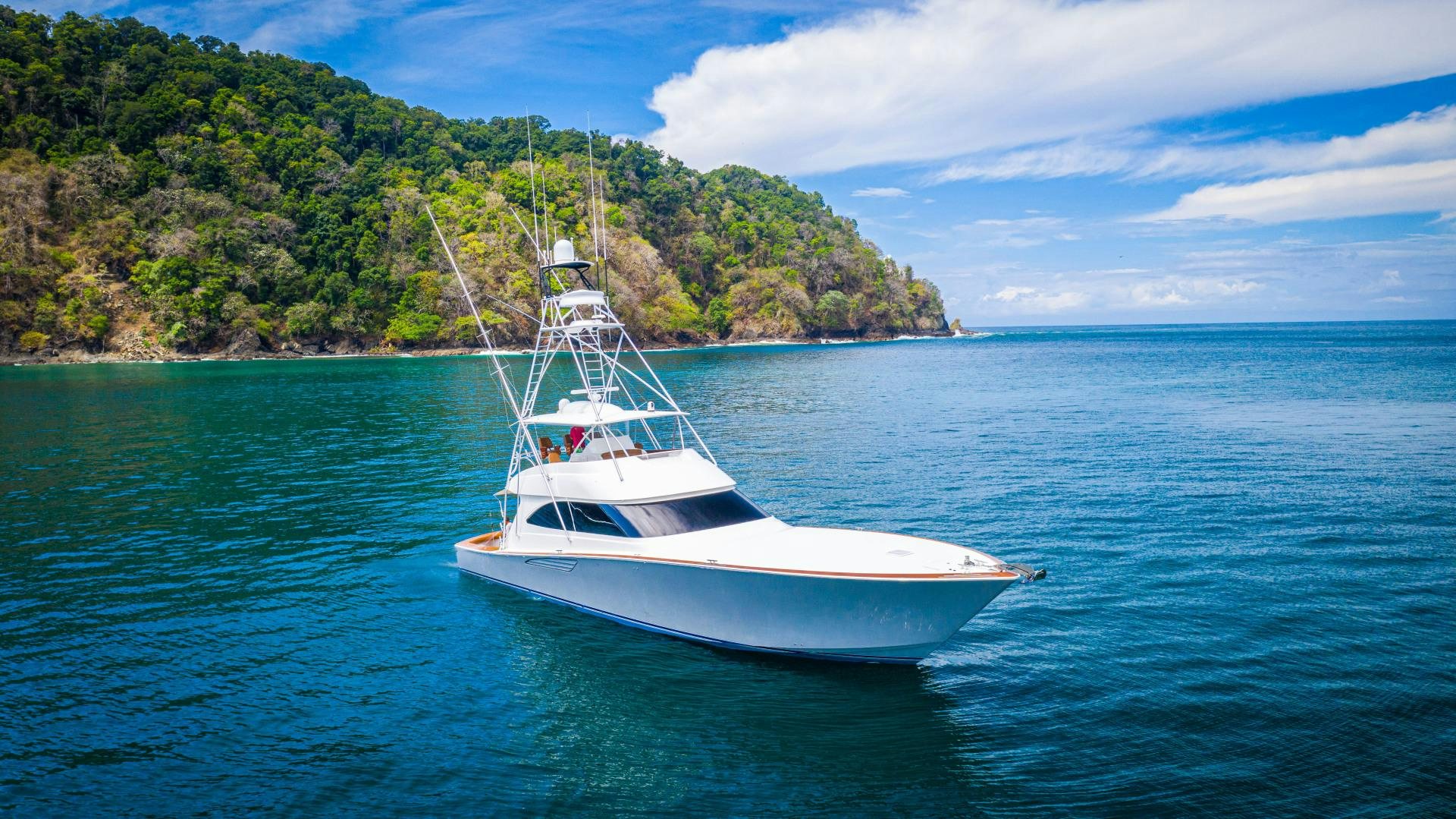 a boat on the water aboard SHOE Yacht for Sale