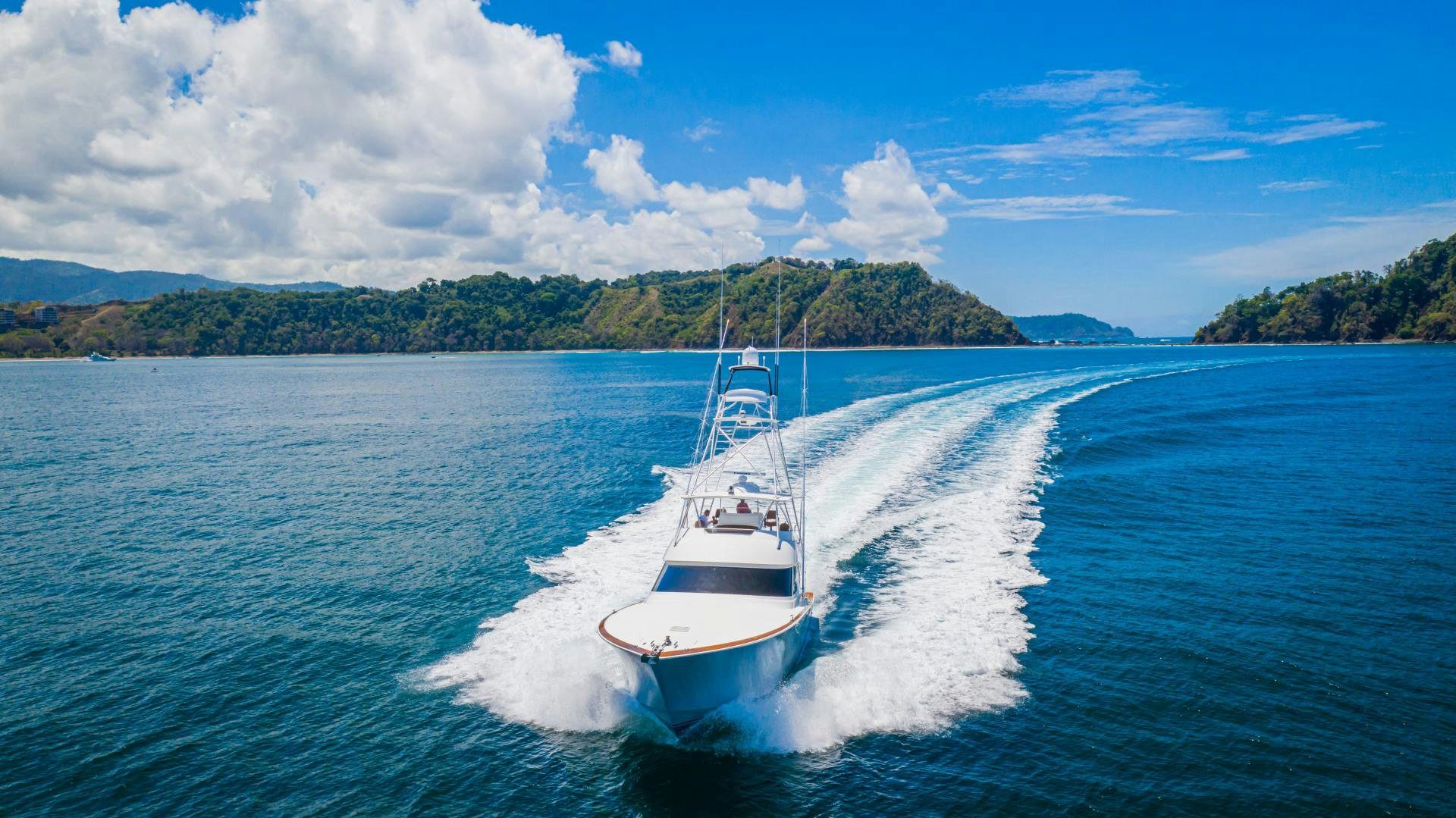 a boat on the water aboard SHOE Yacht for Sale