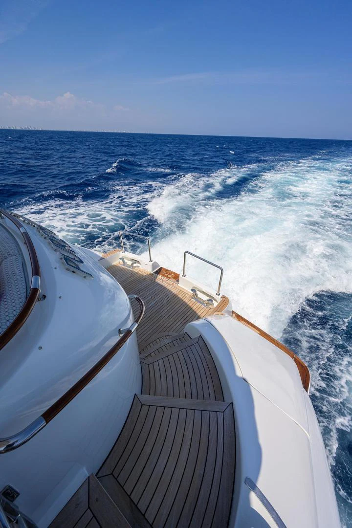 a boat on the water aboard PURE ROMANCE Yacht for Sale