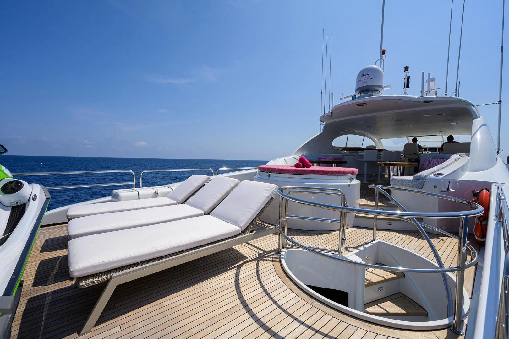 a group of boats on a dock aboard PURE ROMANCE Yacht for Sale