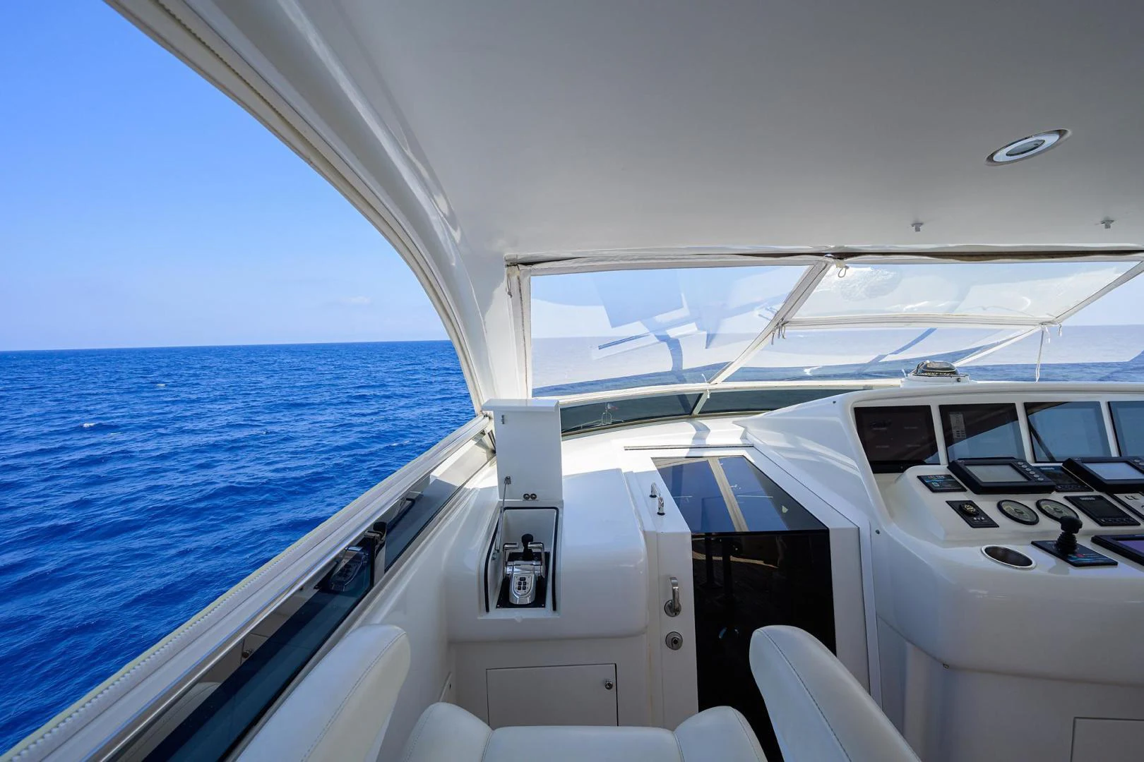 the inside of a boat aboard PURE ROMANCE Yacht for Sale