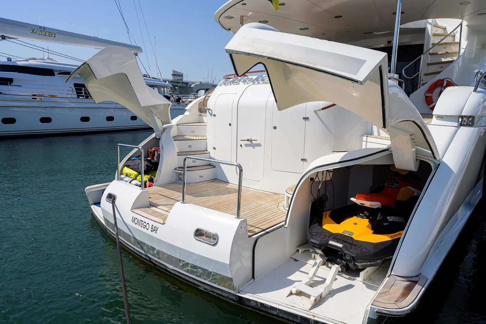a boat on the water aboard PURE ROMANCE Yacht for Sale