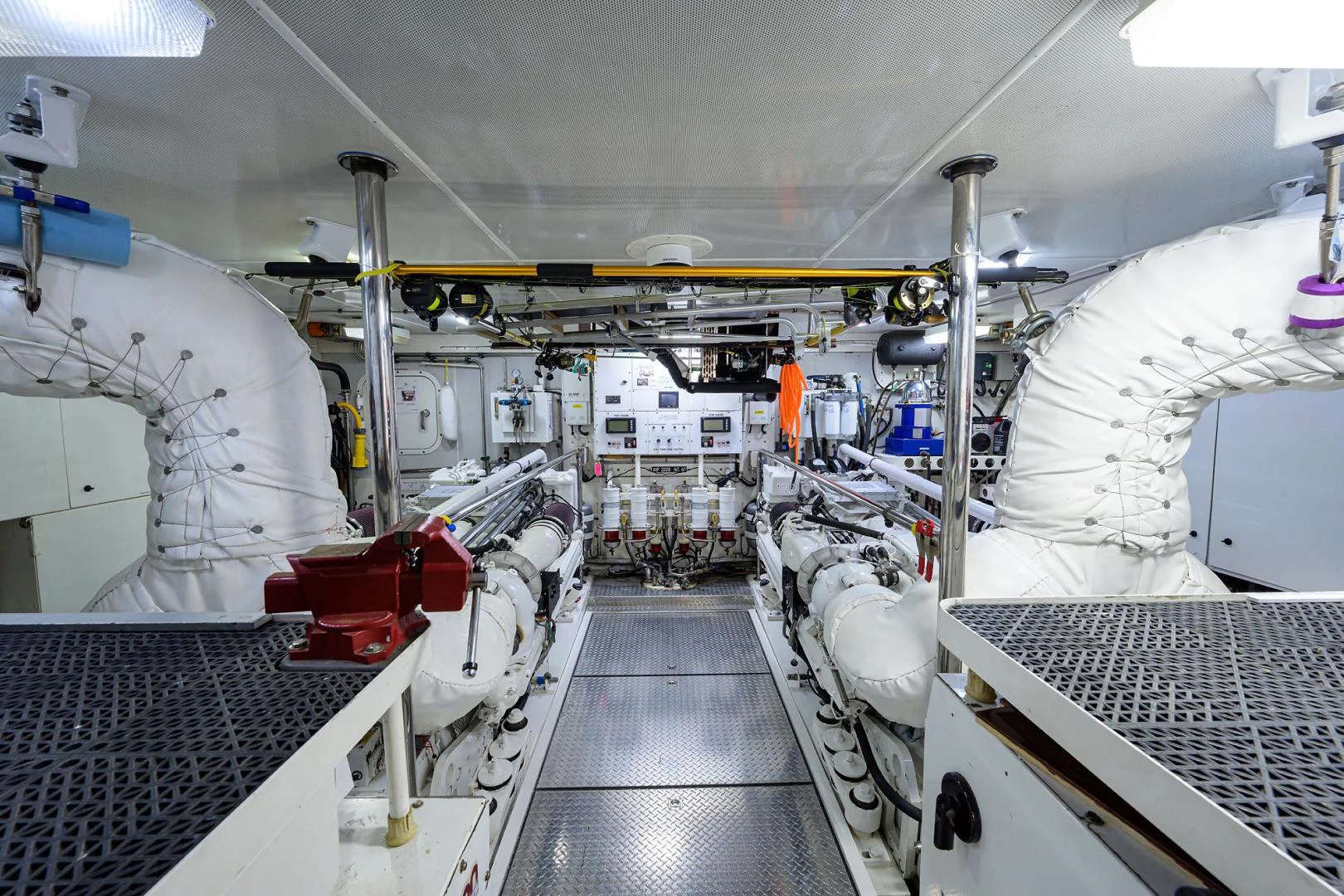 inside view of a factory aboard PURE ROMANCE Yacht for Sale