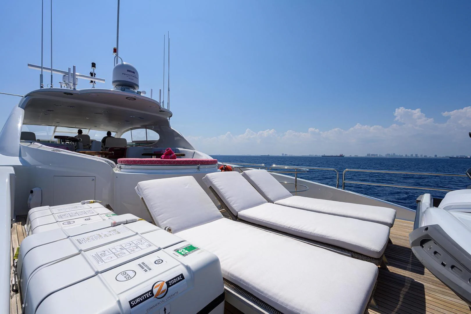 a group of boats on a dock aboard PURE ROMANCE Yacht for Sale