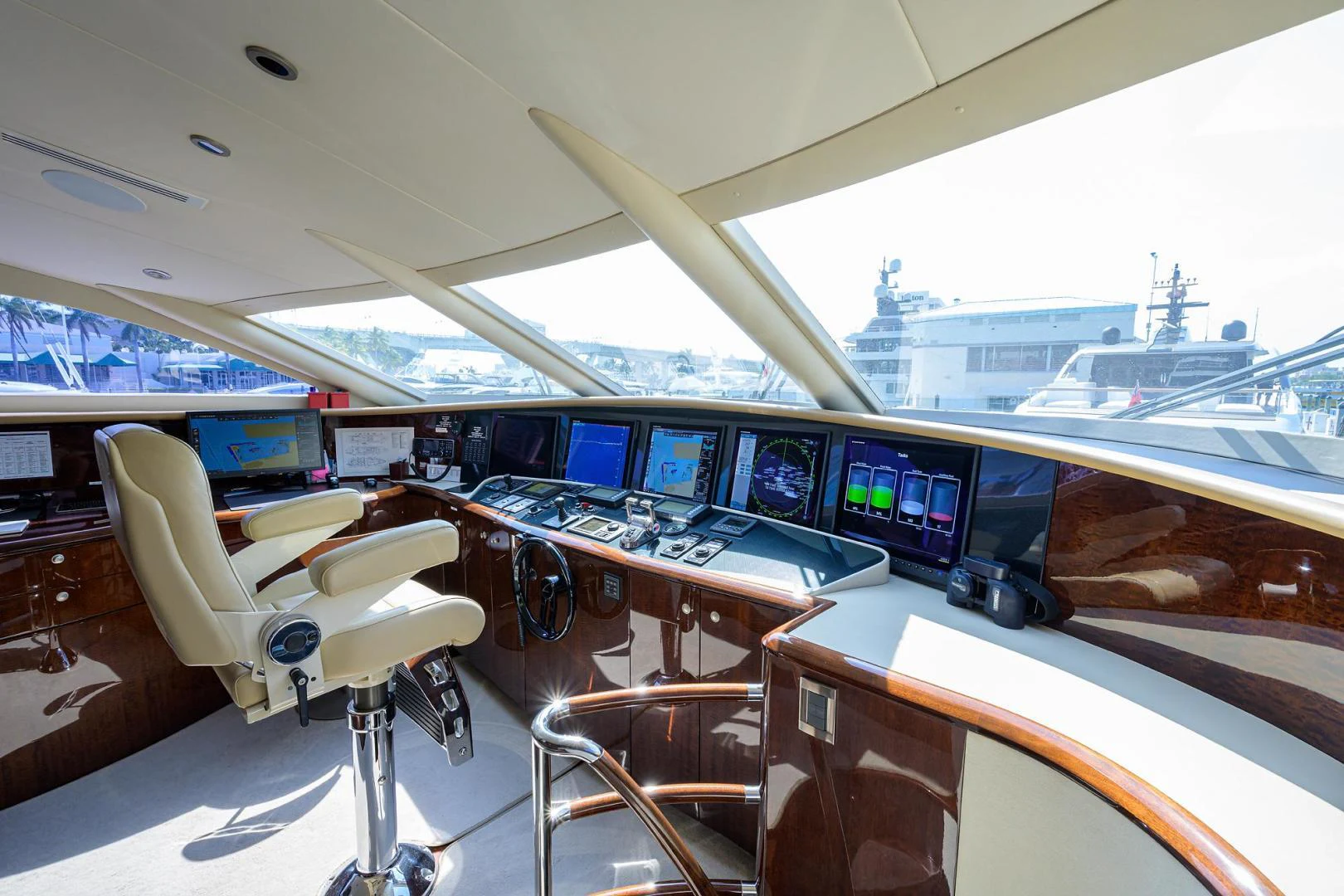 inside of a bus aboard PURE ROMANCE Yacht for Sale