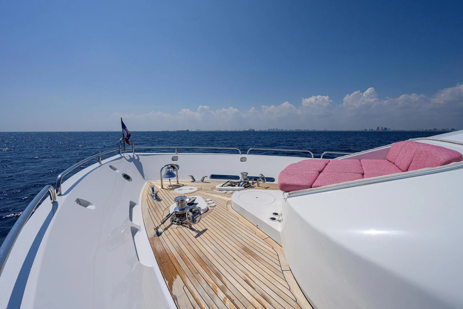 a boat on the water aboard PURE ROMANCE Yacht for Sale