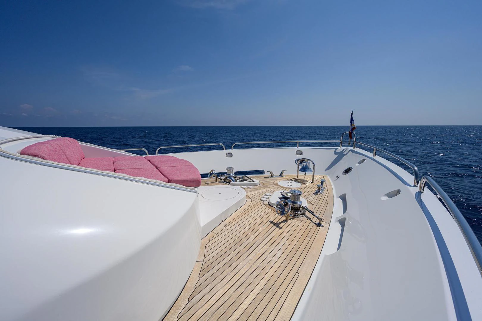 a boat on the water aboard PURE ROMANCE Yacht for Sale