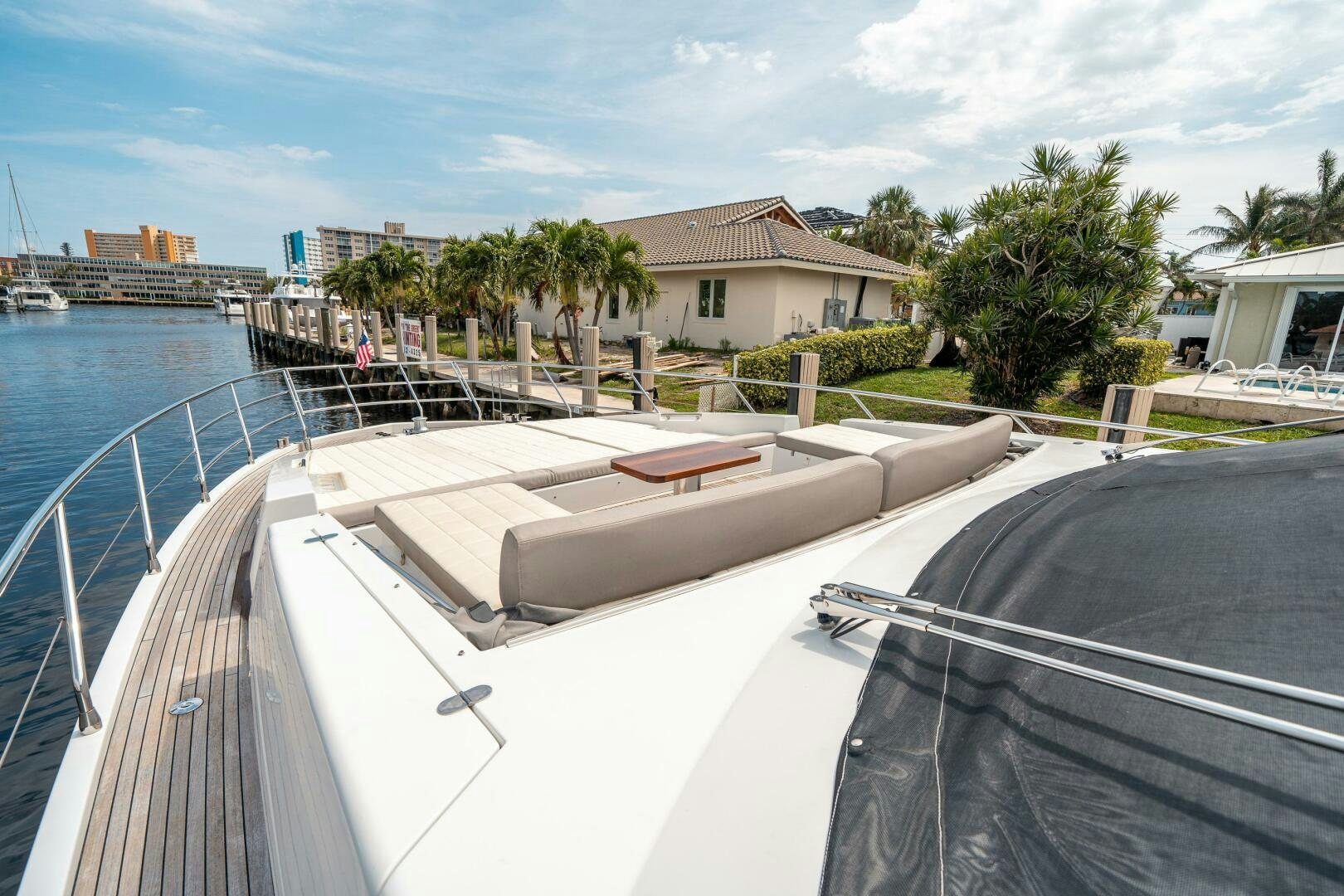 a boat on the water aboard VELOCITY Yacht for Sale