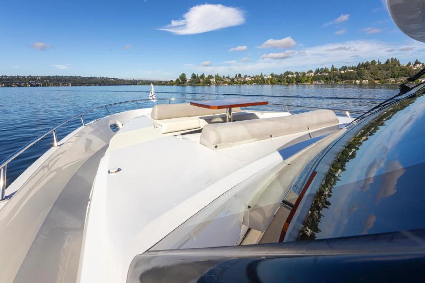 a boat on the water aboard LIV MAS Yacht for Sale