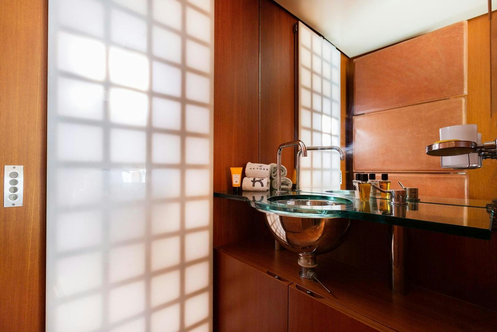 a sink in a bathroom aboard KENORA Yacht for Sale